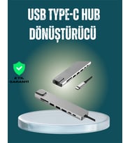 USB‑C Çoklu Bağlantı Merkezi – 5 Gbps, 100‑240 V, Sağlam Eloksal Tasarım