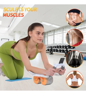 Ultimate Sup, Abs Tekerlekli Silindir, Abs Egzersizi, Silindirli Egzersiz, Fitness Ekipmanı (5680)