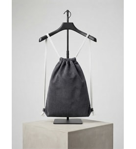 Unisex İpli Büzgülü Jaens Minimalist Spor Kot Sırt Çanta 33,5*46 cm