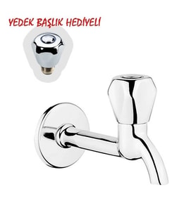 Klasik Uzun Musluk + Musluk Kapak Takımı Hediyeli