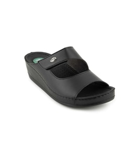 Muya Anyar 35208-430 Topuk Jelli Anatomik Taban Kadın Terlik Siyah 36-40