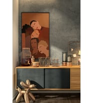 Çerçeveli Çoklu Tablo Çerçeveler Dekorasyon 30x50 Ev Dekoru Konsept Tekli Çerçeve ÖZC--83