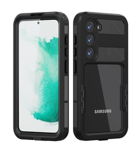 Samsung Galaxy S23 Plus Uyumlu Kılıf 1-1 Su Geçirmez Kılıf (Siyah)