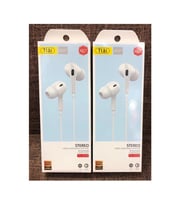 TLAI TL-208 Stereo Kablolu Kulak İçi Mikrofonlu Kulaklık Beyaz