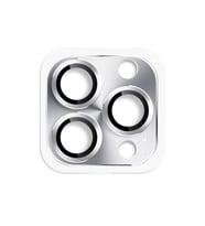 İphone 16 Pers Alüminyum Kamera Lens - Gümüş