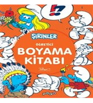 Öğretici Boyama Kitabı - Şirinler