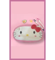 Kitty Peluş Fermuarlı Kalemlik Makyaj Çantası