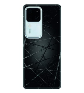 Vivo V30 Kılıf Silikon Desen Özel Seri Dikenli Tel 1779