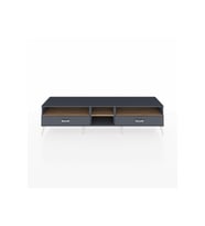 Hyperion TV Ünitesi 3 Raflı 2 Çekmeceli  220x44x51 Antrasit-Çam/Antrasit