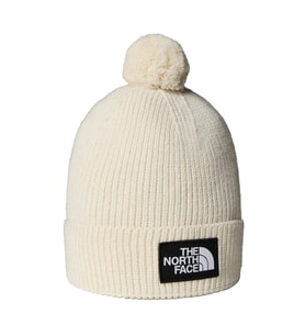 The North Face TNF LOGO BOX POM BEANIE Unisex Bere NF0A8CHFQLI1 (Bej)
