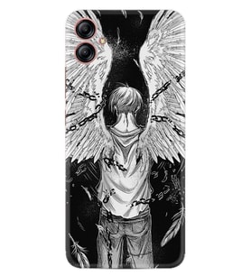 Samsung Galaxy A05 Kılıf Resimli Desenli Silikon Platinium Series Angel 1883