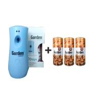 Garden Oda Kokusu Freshmatik, Otomatik Sprey Makine + Gizemli Doğu Yedek Sprey 260 ml Air Freshener + Gizemli Doğu Parfüm Spreyi 260 ml x 3 Adet