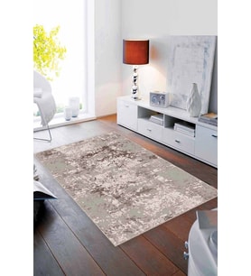 Bej Sade Desensiz Kaymaz Tabanlı Dekoratif Halı MA008 - 100 x 160 cm