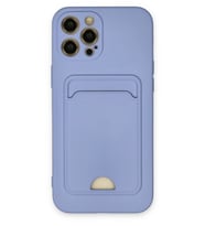 Pilelistore   iPhone 12 Pro Max Kılıf Kelvin Kartvizitli Silikon - Lila