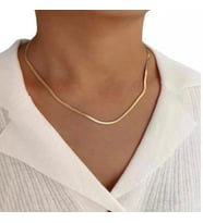 İTALYAN EZME KOLYE VİNTAGE ZİNCİR KADIN GOLD ÇELİK ÜZERİ ALTIN KAPLAMA GARANTİ BELGELİ