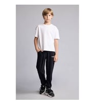 Defacto %100 Pamuk Baskılı Oversize Siyah Erkek Çocuk Eşofman Altı H5731A8/BK81