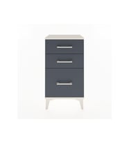 Arges Komodin 3 Çekmeceli 44x30x80 Aytaşı-Antrasit