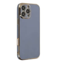 iPhone 16 Pro Max Kılıf Volet Silikon - Mavi