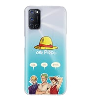 Oppo A52/A72/A92 Uyumlu One Piece Karakterler Tasarımlı Şeffaf Telefon Kılıfı