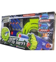 Soft Atış Seti Oyun Seti 7021 (Mavi)