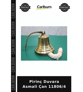 Özel Üretim Dekoratif Duvar Aksesuarı Metal Ev Hediyesi Pirinç Duvara Asmali Çan 11806/4