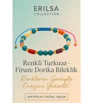 Sertifikalı Renkli Turkuaz Dorika Firuze Taşı Bileklik – Renklerin Gücüyle Ruhunu Parlat (Çok Renkli)