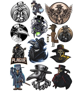 Korkunç Adam Sticker Set  13 Parça Telefon, Tablet, Defter, Laptop Sticker
