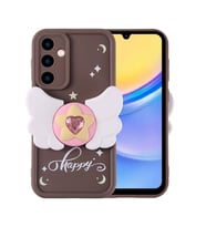 Samsung Galaxy A15 Uyumlu Kılıf Kamera Korumalı Figür Tasarımlı Zore Kapya Kapak