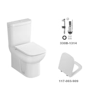 Vitra S20 KARE Klozet Takımı+Soft Kapak+Basmalı İç Takım