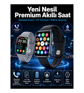 Mey İthalat® Akıllı Saat Nabız Ölçebilen Adımsayar Kalori Hesaplama Tema Değiştirme GPS Uyumlu Yeni