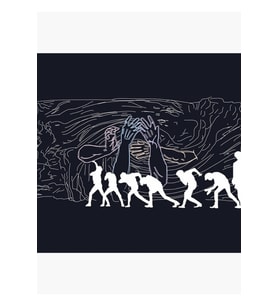 Bts Sahte Aşk Fanart Siluet Tablo Ahşap Poster Dekoratif Kod1492