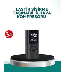 LED Işıklı Dijital Ha Pompası Araba Bisiklet Uyumlu