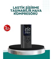 LED Işıklı Dijital Ha Pompası Araba Bisiklet Uyumlu