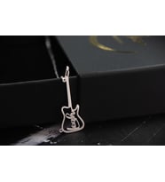Gitar Adı Kolye Müzisyen Gitar Çalan için Mükemmel Hediye Hediye