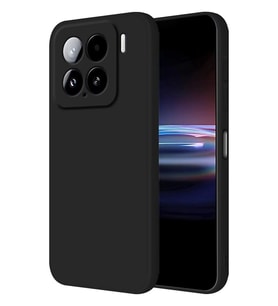 Mi 15 Kılıf Nano Içi Kadife Silikon - Siyah