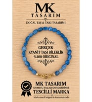 GERÇEK KYANİT TAŞI BİLEKLİK MK.7000.873- RAHATLIK-DİNGİNLİK-ENERJİ- STRES BİLEKLİĞİ- RENKLERİ BOYA DEĞİLDİR -KENDİ RENGİDİR