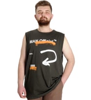 Mode XL Büyük Beden Erkek Atlet MAN 23009 Haki