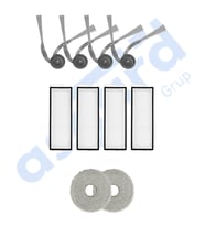 ROBOROCK Q REVO L UYUMLU 4 Yan Fırça 4 Filtre 2 Mop