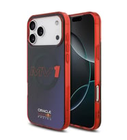 Apple iPhone 17 Pro Max Kılıf Redbull Orjinal Lisanslı M-safe Şarj Özellikli Çift Katmanlı Çizgi Des