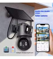 YS-09 WİFİ Dahili Kamera açık çift Lens WiFi GÜNEŞ PANELLİ