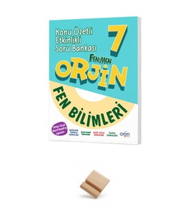 Orjin 7. Sınıf Maarif Fen Bilimleri Konu Özetli Etkinlikli Soru Bankası + Telefon standı