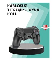 CEYLAN ADAM Kablosuz PS4 Oyun Kolu – Çift Titreşimli Motor, Uzun Pil Ömrü ve Hassas Kontrol (Çok Renkli)