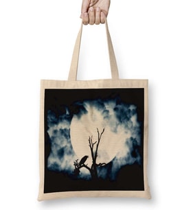Night Crow Bez Çanta Uzun Saplı