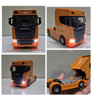 Scania Kafa Oyuncak Tır V8 R730 Taşıyıcı Scania Kupa S-770 Model Diecast 12 Cm Maket Koleksiyon