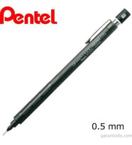 Pentel 0,5mm Graph PG1005 Mat Siyah Profesyonel Versatil Kalem