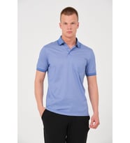 Erkek Düz Renk Cepli Polo Yaka Tişört T-shirt