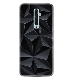 Oppo Reno 2Z Kılıf Silikon Desen Özel Seri Prizmalar 1782