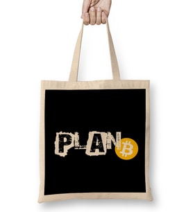 Plan B Bitcoin Cryptocurrency Decentralized Crypto Bez Çanta Uzun Saplı