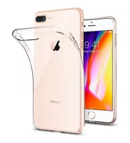 Apple iPhone 8 Plus 2.0 MM Korumalı Silikon Kılıf Şeffaf