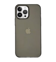 iPhone 14 Pro Kılıf Pc Sert Şeffaf Kapak - Siyah